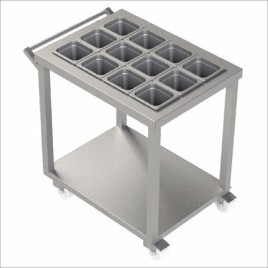 Cookin Silver Masala Trolley, For Industrial