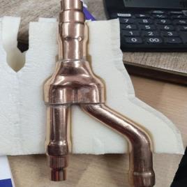 Copper Refnet Joint, For Gas Pipe, 3 inches