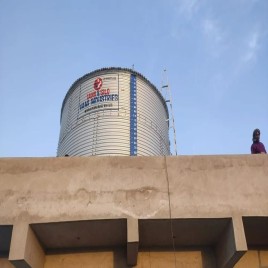 Corrugated Steel Water Tank, Storage Capacity(L): 150000