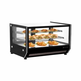 Countertop 3 Layer Square Glass Warm Showcase