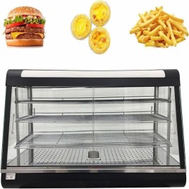 Countertop Food Display Warmer with 3 layers
