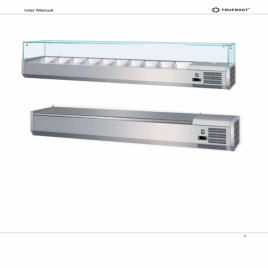 Countertop Refrigerated Display suitable  for 5 x GN 1/4 pans