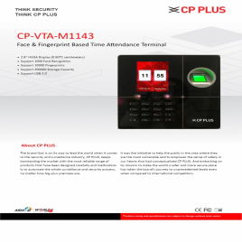 CP-Plus Fingerprint Access Control