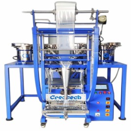 Createch Hardware Counting And Packing Machine, Capacity: 100-1000 Pouch Per Hour