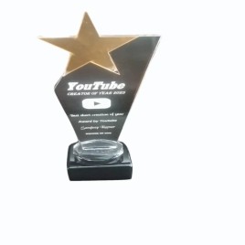 Crystal Acrylic Trophy Memento, Size: 5-10 inch