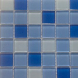 Crystal Glass Mosaic Tiles, Thickness: 4 mm, Size: 327 X 327 Mm