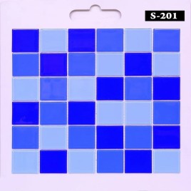 Crystal Swimming Pool Glass Mosaic Tiles
