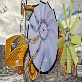 Cummins Engine Radiator Fans