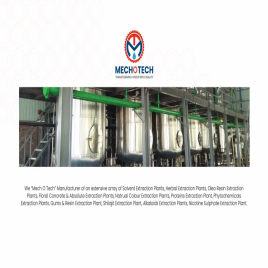 Curcumin Extraction Plant In India, Capacity: 100 TPD