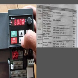 DELTA VFD VFD007EL21W-1  , VFD004EL21W-1