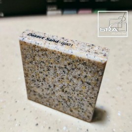 Desert Sand G001 LG Himacs Sheet, Thickness: 12 mm, Size: 144 X 30 X 0.5 Inches