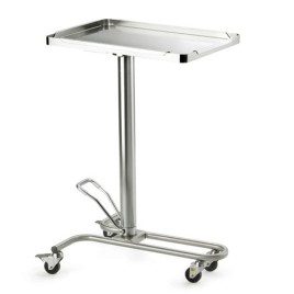 Diamond Silver Polished Mayo Trolley, Size: 120 X 172 cm