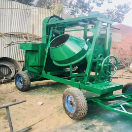 Diesel Manual 2 Pillar Lift Concrete Mixers
