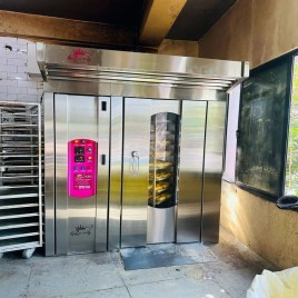 Diesel Rotary Rack Oven For 120 Breads