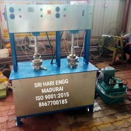 Disposable paper plate making machine Including all dies