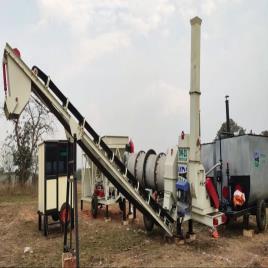 Dm 25 Hot Mix Plant, For Road Construction Work