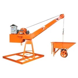 DNS 30 m Monkey Hoist With Bucket, For Construction, Capacity: 300 Kg