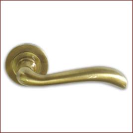 Door Handle Round Rose