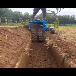 Double Chain Hydrulic Trencher Machine
