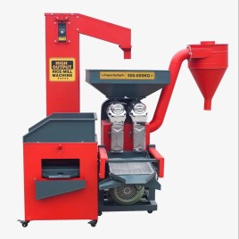 DOUBLE CHAMBER MINI RICE MILL, Three Phase