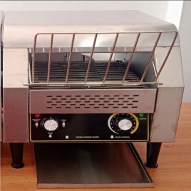 Double Deck Oven SS Commercial Conveyor Toaster, Toasting