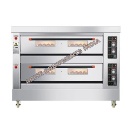 Double Gas 2 Deck 6 Trays Baking Oven