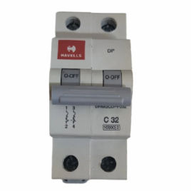 Double Pole Havells DHMGCDPF032 32A DP MCB