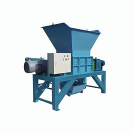 Double Shaft Plastic Pet Bottle Shredder, Capacity: 500 kg/hr
