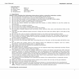 Drop In Induction Warmer