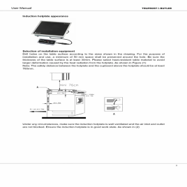 Drop In Induction Warmer for square dishes