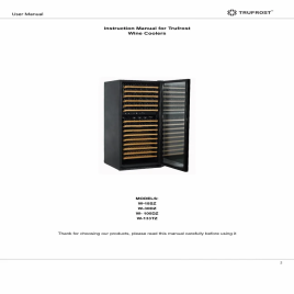 Dual Temperature Zone Wine Cooler - 30 bottles