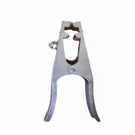 EARTH CLAMP HEAVY DUTY, Nickel Plated