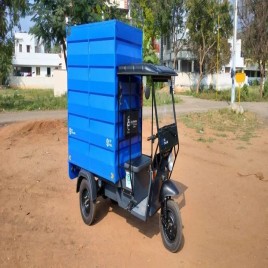 Eco Bull Loader Battery Operated Rickshaw, Maximum Run Per Charge: 60-80 km