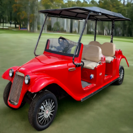 Electric 6 Seater Vintage Golf Cart, Driving Mileage(On Single Charge): 60 Km, Loading Capacity: 1000 Kgs