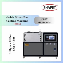 Electric Carbon Steel Gold Silver Bar Making Machine 45Kw