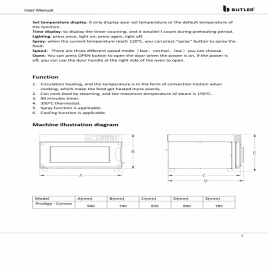 Electric Convection with Oven with Steam