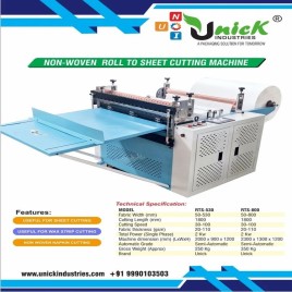 Electric Cotton Fabric Roll Cutting Machine, 240V