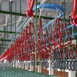 Electric Cycle Frame Storage Overhead Conveyor, Capacity: 40-50 Kg / Hanger, Automation Grade: Semi-Automatic