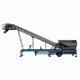 Electric Mild Steel Mobile Conveyor System, 50-100 Kg Per Feet