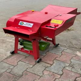 Electric Motor Straw 4 Blade Chaff Cutter Machine, 3 HP, 800 kg/hr