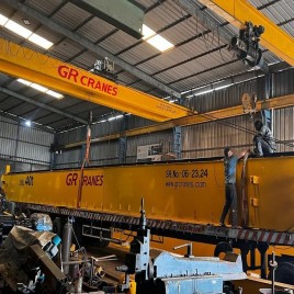 Electric Overhead Crane Manufacturer in Manipur, For Industrial, Load Capacity: 40 Ton