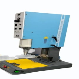 Electric Single Lipstick Container UltraSonic Welding Machine