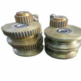 EN8 Open Reduction Wheel Assembly For End Carriage, For Overhead Cranes