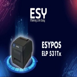 Esypos Elp 531tx Barcode Printer, Max. Print Width: 4 Inch