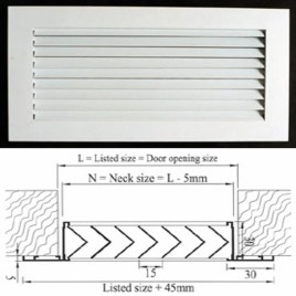 Fairflow Non Vision Grilles