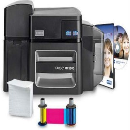 FARGO ID CARD PRINTER DTC 1500, Capacity: Upto 100 Cards