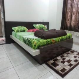 Farm House interior design services work provided wood work & furniture