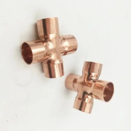 Female Copper Cross, For Gas Pipe