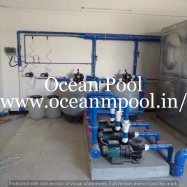 Fiber Glass Swimming Pool Filtration Plant, For Commercial