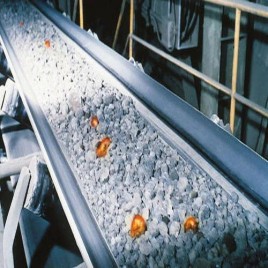Fire Resistant Rubber Conveyor Belt With Width : 500 - 2400 mm Thickness